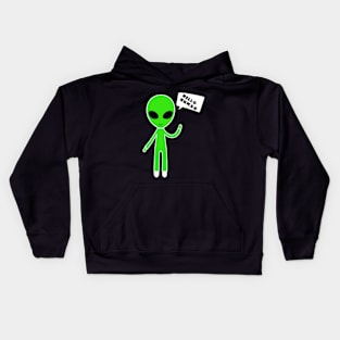 FUNNY ALIEN. Kids Hoodie